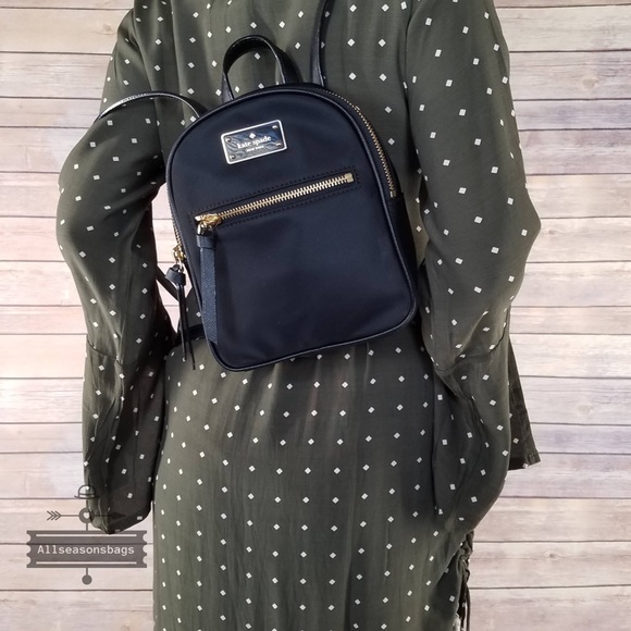 kate spade Handbags - Kate spade MINI Bradley Wilson black backpack bag